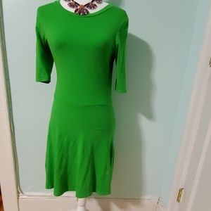 Topshop Neon Green Dress